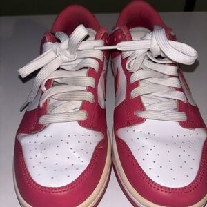 Pink and White Sneakers